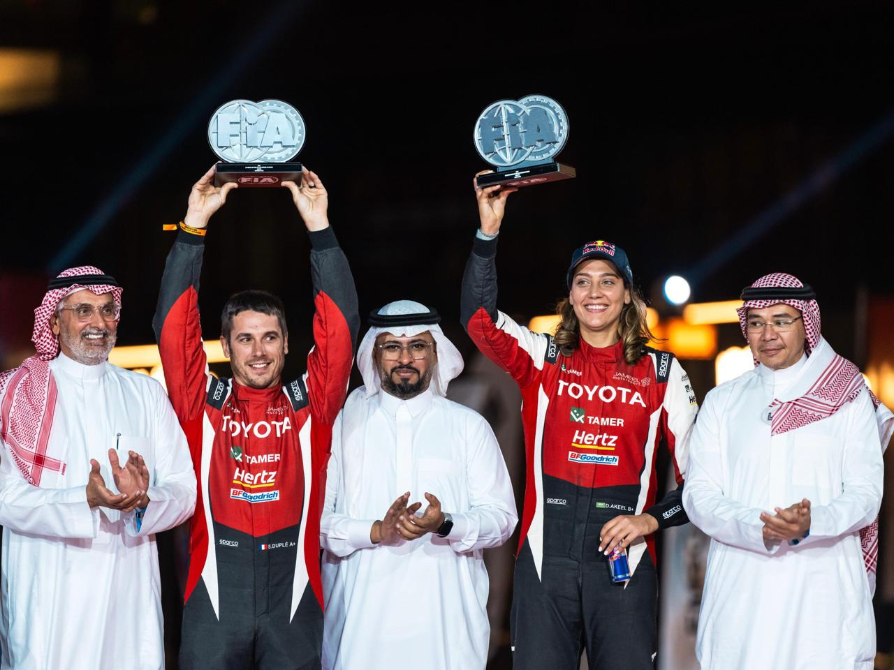 You are currently viewing دانية عقيل تدخل التاريخ بطلة كأس الشرق الأوسط باها FIA 2024