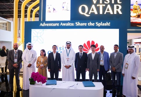 You are currently viewing توقيع هواوي و “Visit Qatar” مذكرة تفاهم خلال سوق السفر العربي 2025 لدفع نمو السياحة المستدامة في قطر