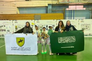 (الفارس العالمية) تحصد المركز الأول كأفضل مشروع في أولمبياد اللغة الإنجليزية ELO 2025