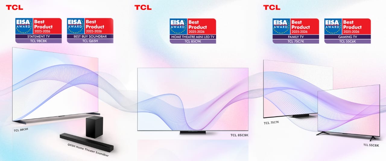 You are currently viewing TCL Dominates with Five EISA Awards, Redefining Excellence in Large-Screen & QD-Mini LED Tech