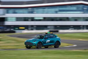 The new Aston Martin Vantage S assumes FIA Safety Car duties in Formula 1®