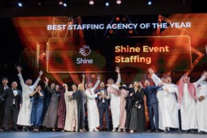 Shine     wins Best Staffing Agency at the Saudi Event Awards 2025