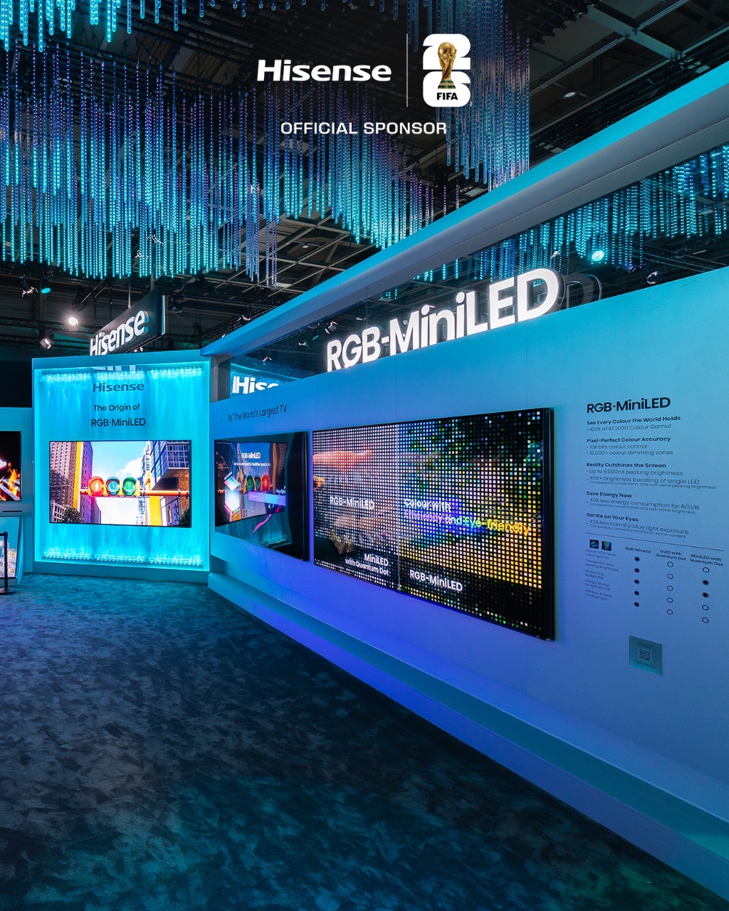 You are currently viewing هايسنس تكشف عن ابتكاراتها في شاشات RGB-MiniLED وتقنيات الصوت الغامر خلال معرض IFA 2025