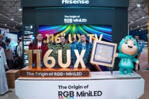 Hisense and Extra Launch the Largest TV in Saudi Arabia 116” UX RGB-MiniLED Now Available at Extra Stores