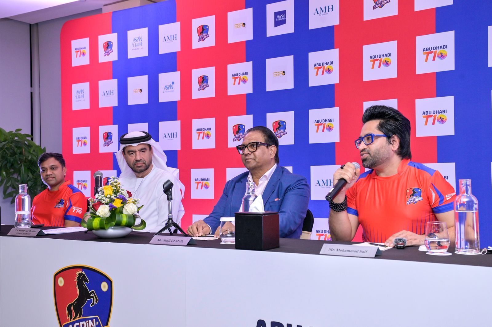Read more about the article ايه ام اتش للرياضة تطلق فريق ASPIN STALLIONS أول فريق بملكية إماراتية في دوري T10 بأبوظبي
