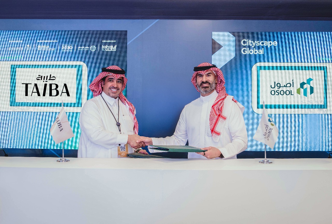 You are currently viewing “Osool Integrated Real” Estate and “Taiba” Sign an MoU to Renovate 3 Hotels Totalling 1,500 Keys in the Northern Area of the Central Zone in Madinah During Cityscape Global 2025 in Riyadh: