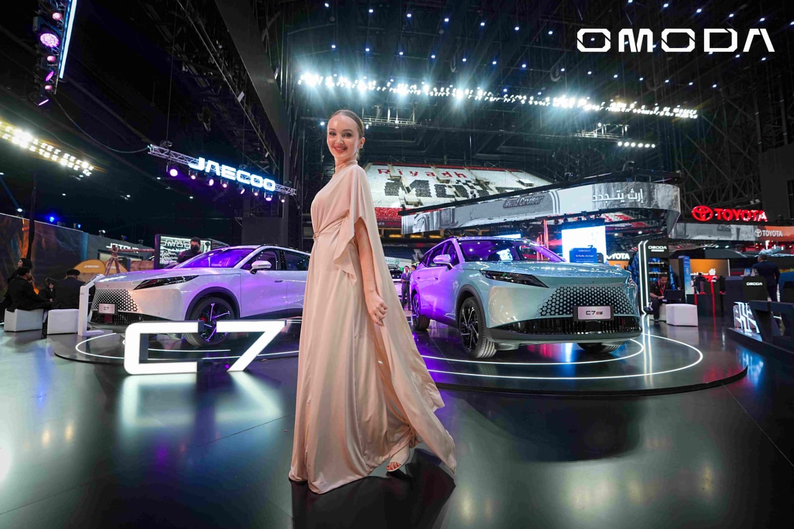 Read more about the article *OMODA C7 Transforms into the Most Beautiful Vehicle, Embarking on Saudi Arabia’s Future Roads*
