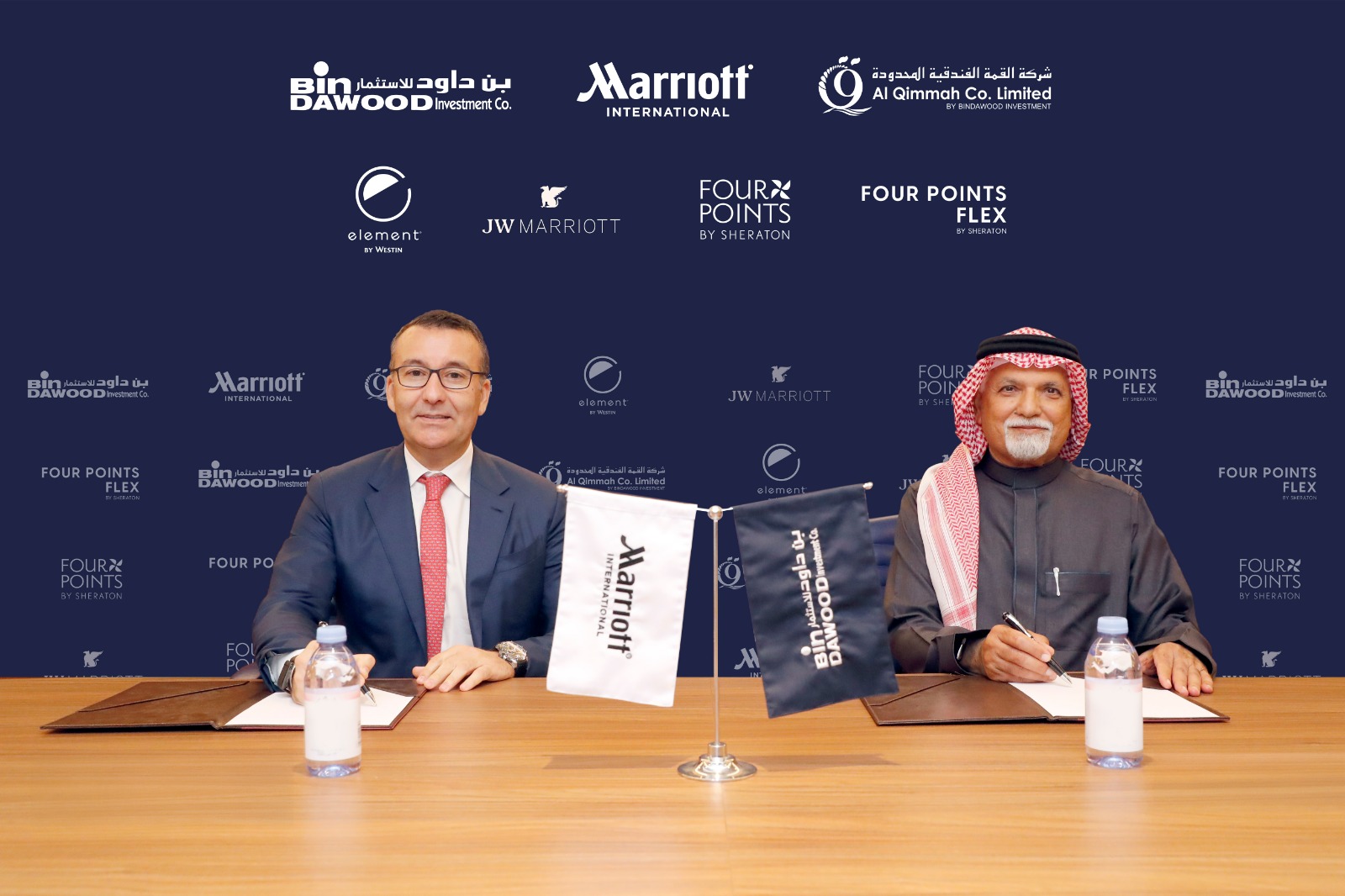 Read more about the article Al Qimmah Hospitality and Marriott International Announce Agreement to Add More Than 2,700 Hotel Rooms in Saudi Arabia