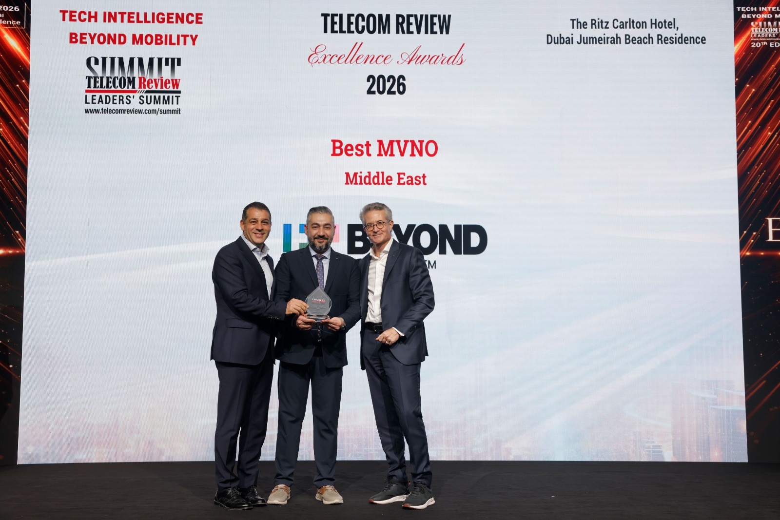 You are currently viewing Beyond ONE KSA named Best MVNO in the Middle East at the Telecom Review Excellence Awards