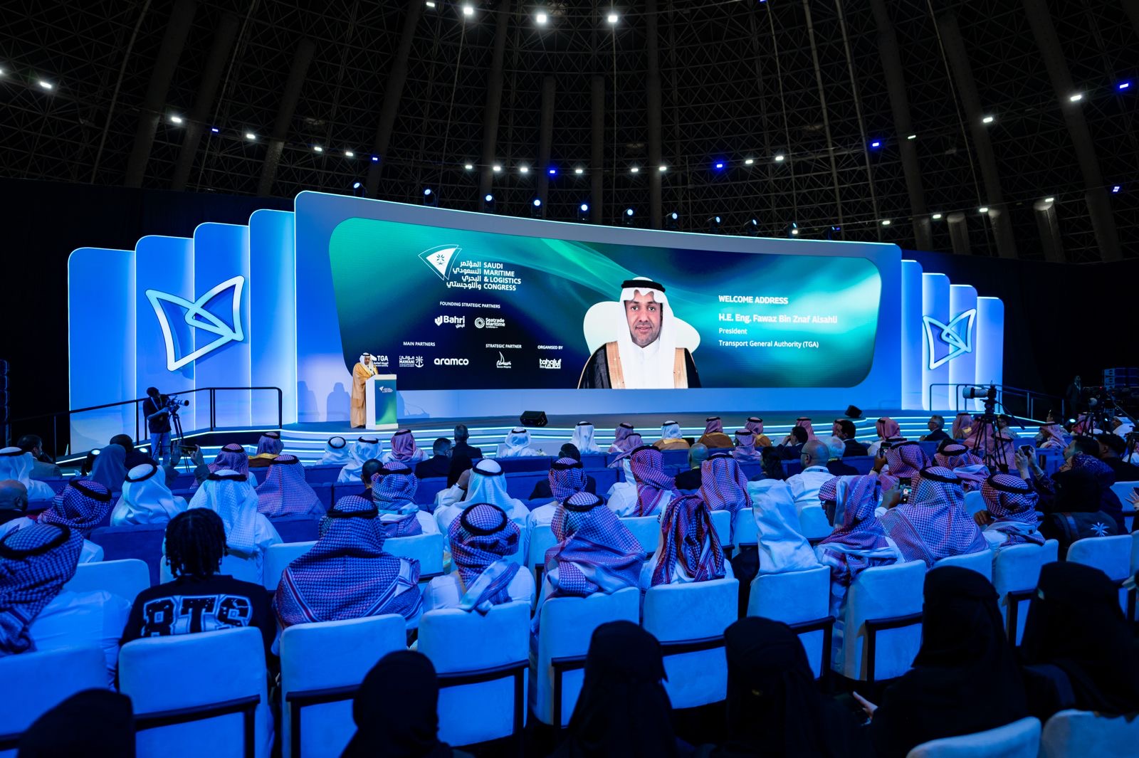 You are currently viewing المؤتمر السعودي البحري واللوجستي يسلط الضوء على تكامل القطاع البحري وفرص نمو التجارة والاستثمار في المملكة